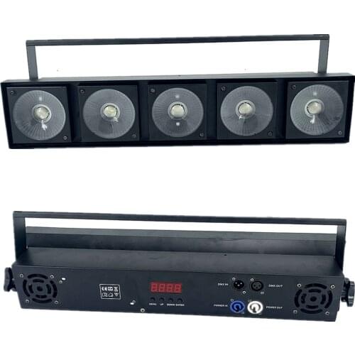 5x30W RGB 3in1 LED Matrix Warm White DMX Led COB Blinder Lighting With Point Control For DJ Disco Party Outdoor /Flood