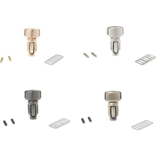 THINKTHENDO Durable Metal Clasp Turn Lock Twist Lock for DIY Handbag Bag Purse Hardware