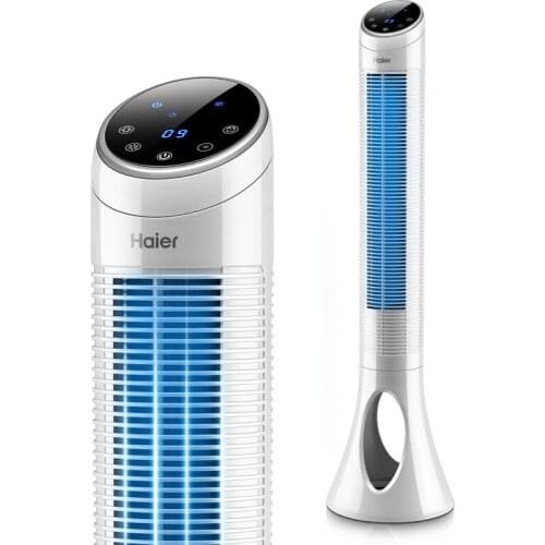 Home Tower Type Floor Fan Remote Control Timing Sound Static Vertical Electric Fan Bladeless Fan 220V