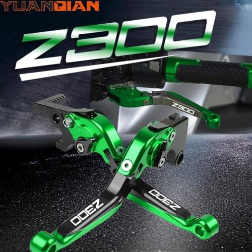 Motorcycle CNC Extendable folding adjustable Brake Clutch Levers For KAWASAKI NINJA 300 NINJA300 Z300 Z 300 2013 2014 2015 2016