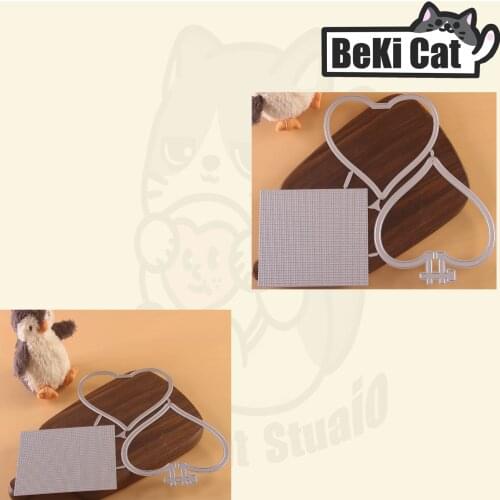 Embrodery Hoop Heart die set Metal Cutting Dies Stencils for DIY Scrapbooking photo album Decorative DIY Paper Cards