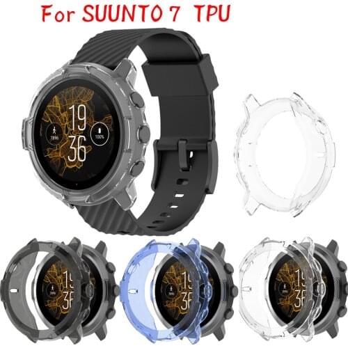TPU Protective Case Cover For Suunto 7 GPS Sports Protection Cover Shell Smart Men Women Watch Bracelet Colorful Protector Cover