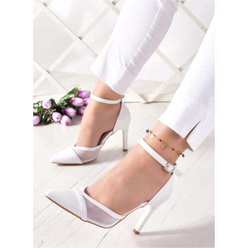 Womens White Color Fishnet Shoes, Custom Elegant Design, Stiletto, Bridal, Wedding, Engagement, nikah,, Invitation, Party, Casual