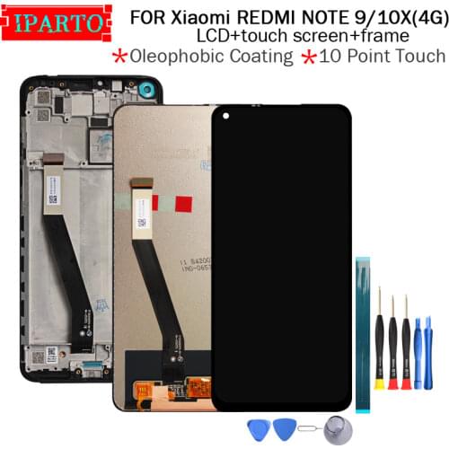 6.53inch for Xiaomi REDMI 10X(4G) LCD Display+Touch Screen Digitizer Assembly 100% Original LCD+Touch Digitizer for REDMI NOTE 9