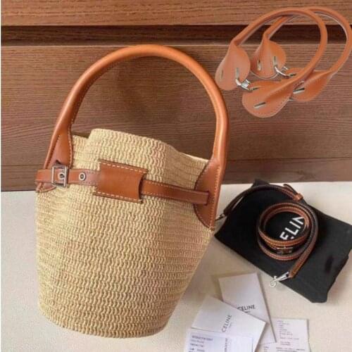 1 Piece Of Woven Bag Leather Handle Accessory Stitching Hole High Quality And Comfortable Portable Diy Handmade Accessory