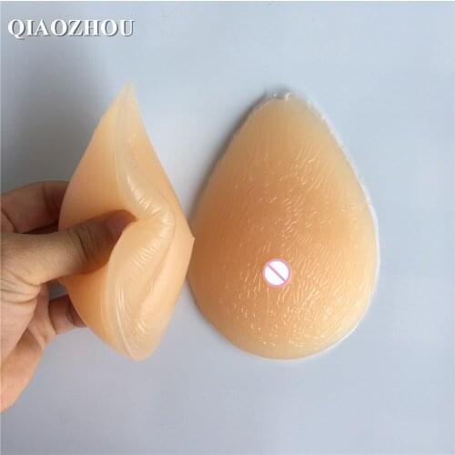240 g/pair small size AA cup mastectomy false breasts silicone breast enhancers realistic silicone breast forms