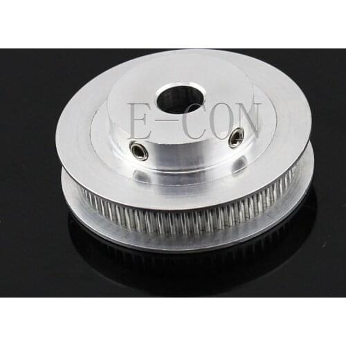 5Pcs/Lot GT2 Timing Pulley Alumium 60 Teeth Bore 5mm/6.35mm/8mm/10mm/12mm Teeth width 6.5/7mm for Width 6mm GT2 Timing Belt