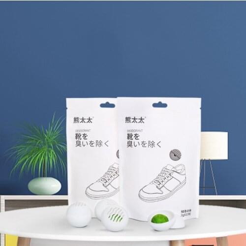 6/10 Pcs Deodorizer And Freshener Balls For Shoes Tea Fragrance Essential Foot Care Accessory Everyday Footwear Scent Fresh Ball