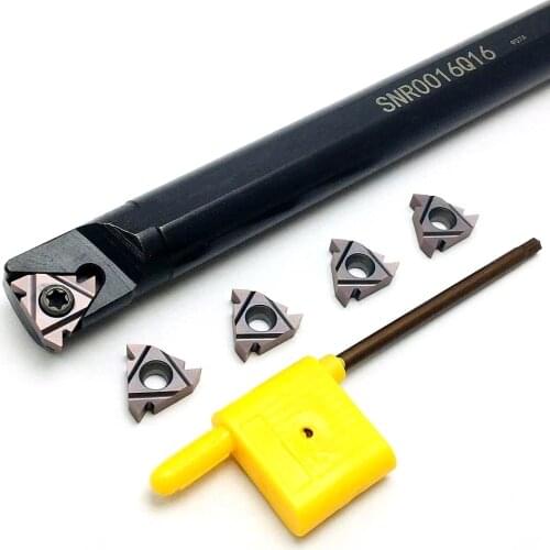 SNR0008K11 SNR0010K11 SNR0012M11 SNR0013N11 SNR0016Q11 Internal thread turning tool holder Carbide insert 11IR AG60 lathe tool