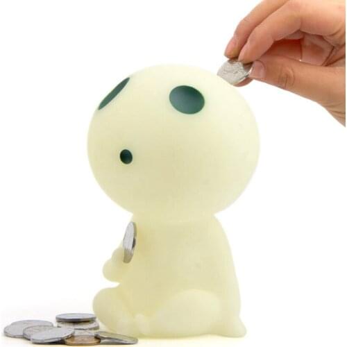16CM Hayao Miyazaki Princess Mononoke Luminous Tree Action Figures Toy Money Box Money Bank Ornaments Collection Birthday Gift