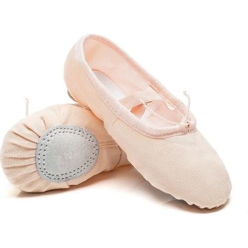 Canvas Dancing Shoes Soft Bottom Practice Female Dancing Shoes Gymnastics Yoga Shoes Children Ballet Shoes Dancing Shoes