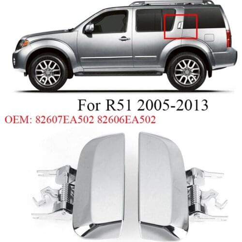 Chrome Car Rear Door Outer Handle for Nissan Pathfinder R51 2005-2013 82607EA502 82606EA502