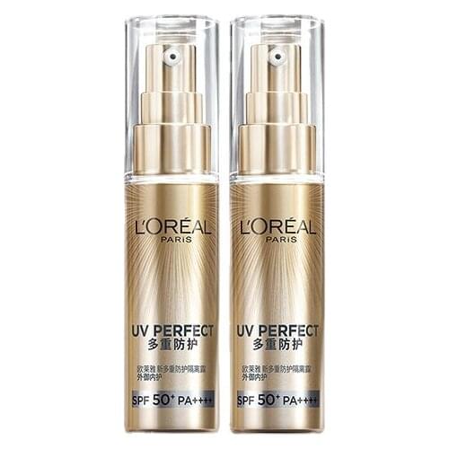 Ttloreal UV Perfect Suncream Refreshing Facial Sunscreen Light Isolation SPF50 30ml