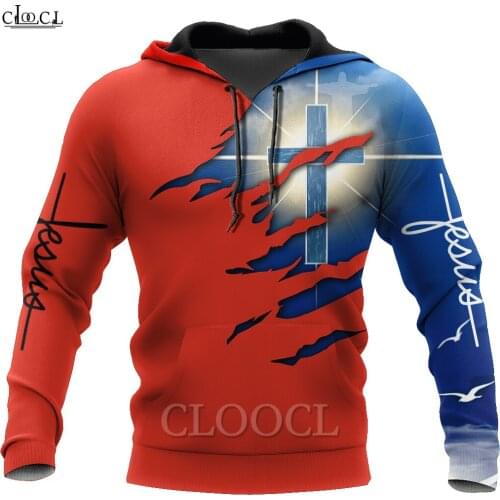 HX Newest Christian Jesus Catholic 3D Print Oversized Hoodie Men Women Tracksuit Autumn Long Sleeve Fashion Tops Drop Shipping