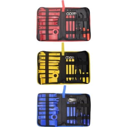 19 Pcs Car Radio Removal Disassembly Tool Set Auto Repairing Interior Pry Kit Door Clip Trim Dashboard Panel Remove