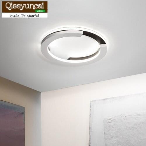 Qiseyuncai 2018 new Nordic modern living room ceiling lamp creative design simple personality round bedroom LED lamps