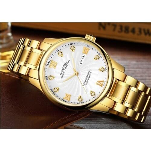 39mm Sangdo Luxury watches Automatic Self-Wind movement Sapphire Crystal High quality 2017 new fashion Mens watch 11JKA