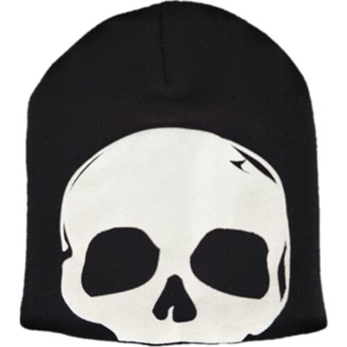 Night-luminous the Night Before Christmas Cosplay Jack Skellington Skull Laplander Beanies Caps child Kid Plush Winter Warm Hats