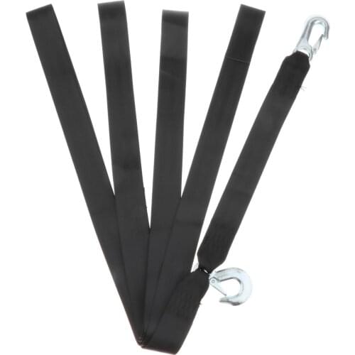 2 Inch x20 Foot Boat Trailer Winch Strap with Two Hooks Heavy Duty Equipment