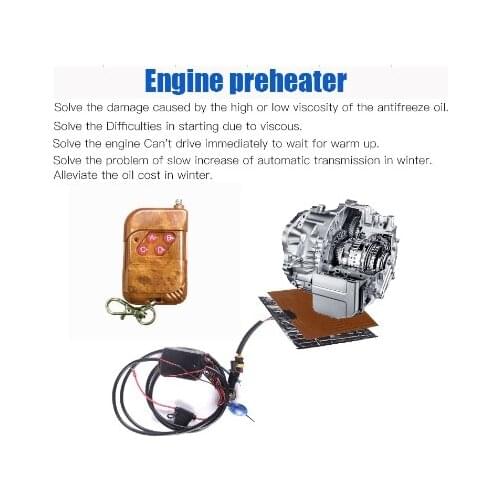 12 v Car Engine Preheating Heating Car Auto Heater Fan LED indicator open air 200 M Remote Controllers parking engine heating