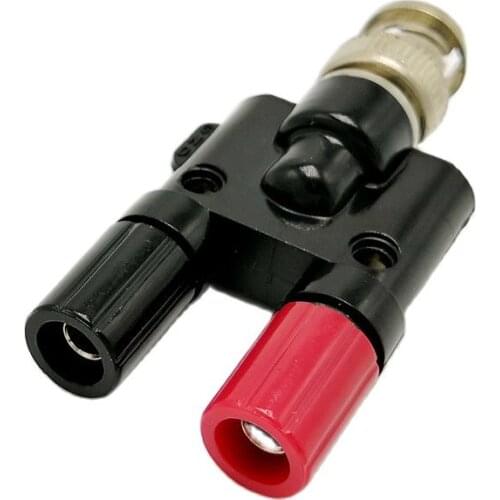 BNC Male to 2 Banana Female connector BNC to banana Coaxial Adapter 4mm banana to BNC Connector Converter 5pcs/lot