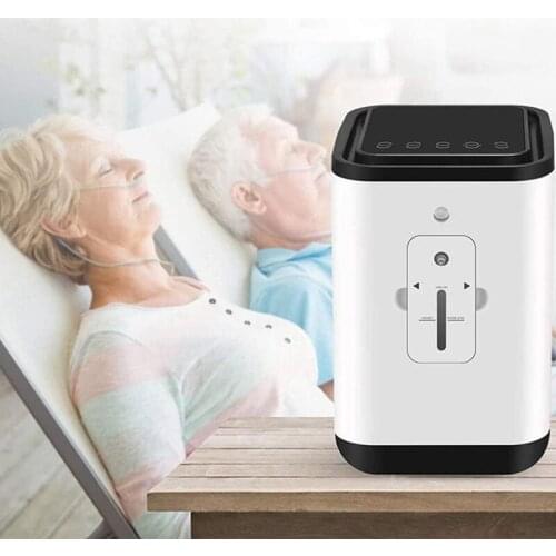 1-7L/min Oxygen Concentrator Machine Generator Portable Oxygen Making Machine Without Battery Air Purifier AC 220V/110V EF