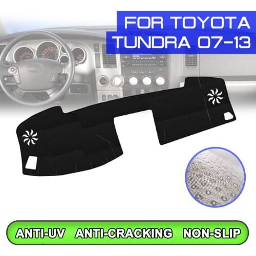 Car Dashboard Mat Anti-dirty Non-slip Dash Cover Mat UV Protection Shade for Toyota Tundra 2007 2008 2009 2010 2011 2012 2013