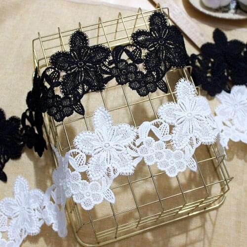 New Flower Milk Silk Water-Soluble Lace Collar Corsage Cartoon Lolita Europe and America Skirt Accessorie Width 11cm 3Yds/lot