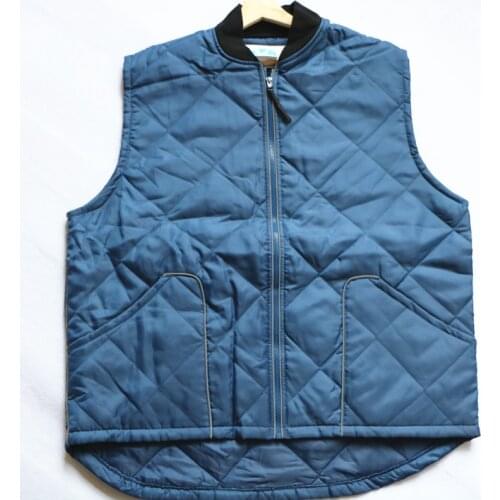 Plus size autumn men fashion loose thin casual outerwear comfortable cotton padded waistcoat
