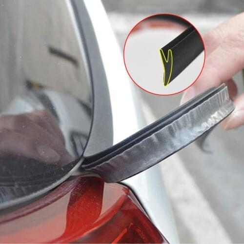 Y type Car Rubber Seal Car Window Sealant Rubber Roof Windshield Protector Seal Strips Trim For Auto Front Rear Windshield