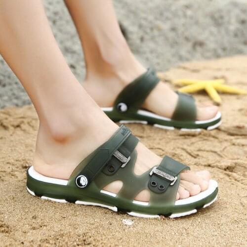 Sanda Mens Slippers Outdoor Leisure Summer Flip-Flops Man Sandals Bathroom Inside Outside Beach Mens Shoes56ty