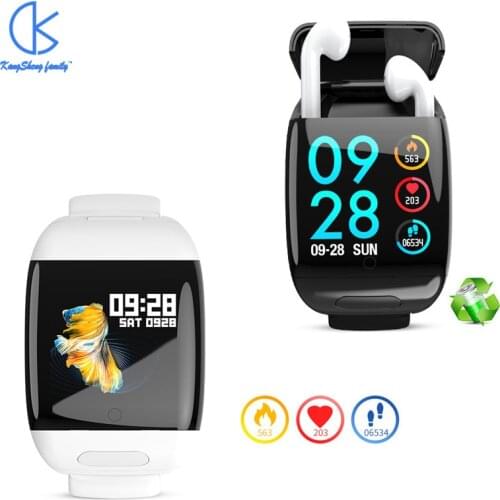 2020 New 2in1 M8 Smart Watch Men Wireless TWS Bluetooth Earphones Call Headset Noise Reduction Smartwatch Women For Android IOS