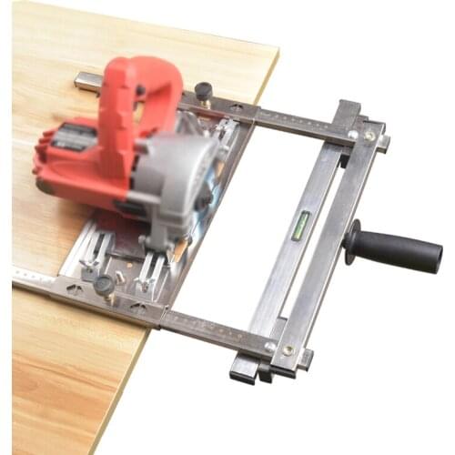 TRANVON 4 "DIY Wood Cutting Fixed Bracket Guide Metal Plate Can Be Used With Electric Machine Trimmer Electric Circular Saw Etc