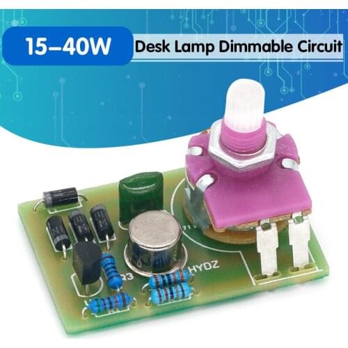 Transistor BT33 Desk Lamp Dimmable Circuit Kit Electronic Production DIY Kit Circuit Board Manual Training