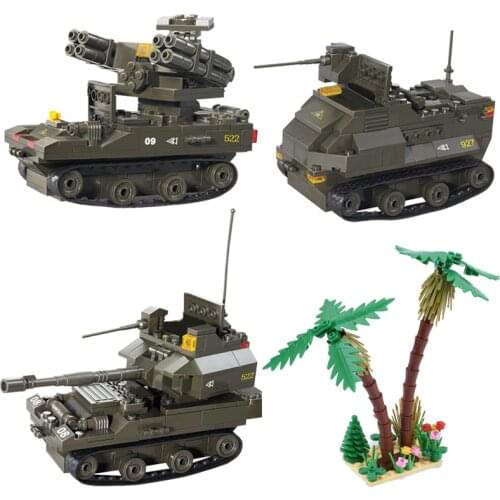 Military Series Toys For Children Tank Cars Educational DIY Bricks Gifts For Kids Militaries Compatible Building Blocks Soliders