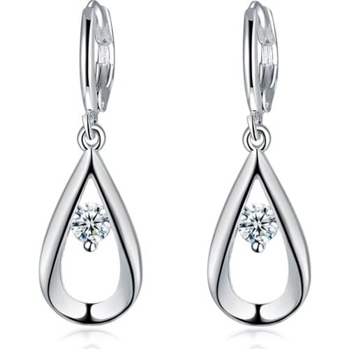 Rhinestone Earrings Female Alloy Jewelry Accessories Fashion Hollow Out Earrings for Women Alloy Jewelry Ears Decorations