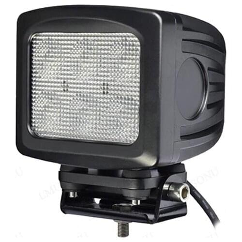 12v 24v 6" square 60w spot or flood beam working led light for car