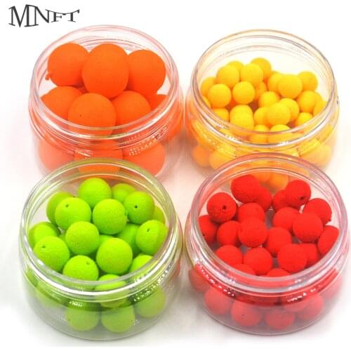 MNFT 5 Kinds Shapes Smell Carp Floating baits Boilie Pop ups Egg Floating Ball Beads Feeder