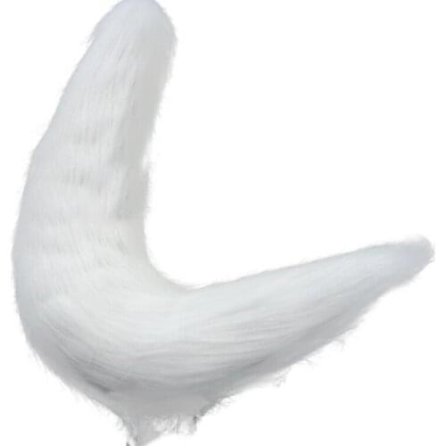 Anime Kamisama Love cosplay Tomoe cartoon Halloween cosplay white tail Unisex Halloween Christmas Party Masquerade Anime Shows