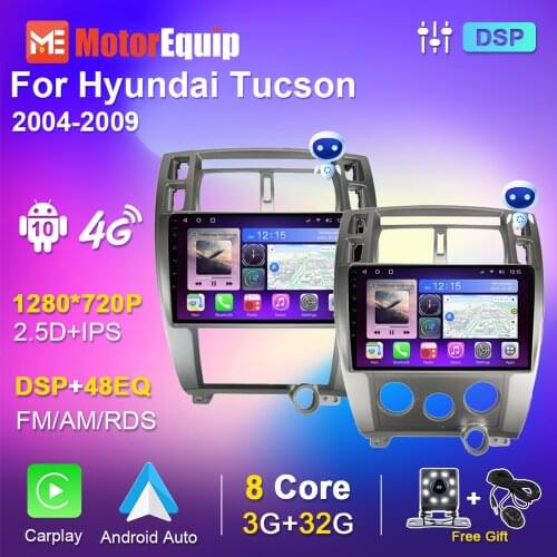 For Hyundai Tucson 1 2004 2005 2006 2007 2008 2009 2din Car Radio Autoradio Android Stereo Multimedia Video Player Navigation