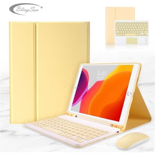Bluetooth Keyboard Case for Apple iPad 9.7 2017 2018 Pro 9.7 Mouse Touchpad Keyboard Cover for iPad 5 6 Air Air 2 9.7'' 5th 6th