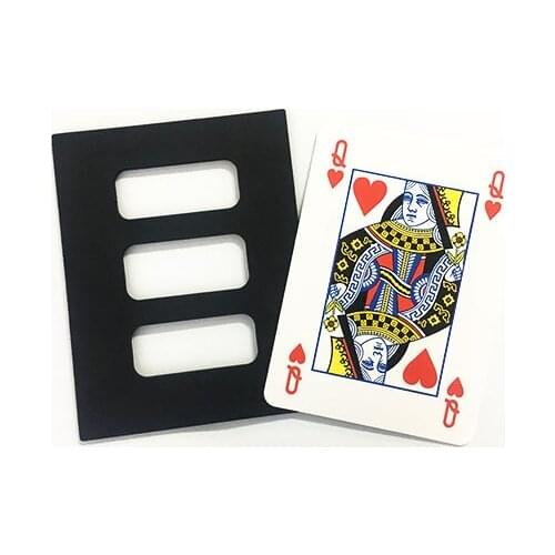 Jumbo Zig Zag Card (size 29 x 22.5cm) Magic Tricks Cut Poker Restore Magia Magician Stage Illusion Gimmick Prop Funny Mentalism