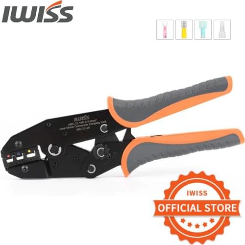 IWISS IWS-2210H Multi-function pliers Ratchet Crimping pliers Heat Shrink Connectors AWG22-10 Crimping Tools