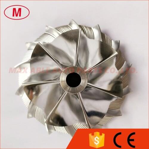 K26 50.33/71.00mm 7+7blades performance milling/aluminum 2618/billet compressor wheel for 5326-970-0000 M57D30TOP Twin turbo