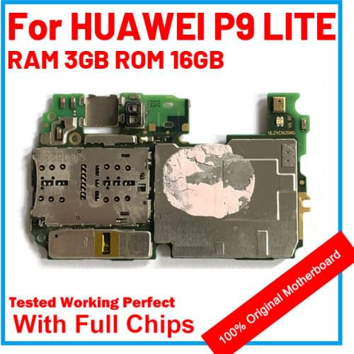 3+16GB for Huawei P9 Lite Motherboard original unlocked for Huawei P9 Lite Motherboard Logic Board with full chips mainboard