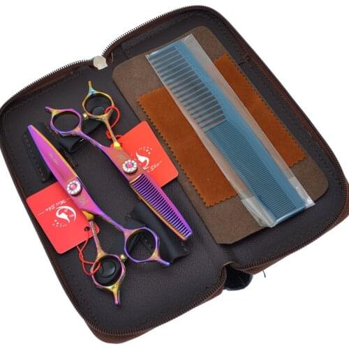 Meisha 6.0" Professional Hairdressers Scissors Japan 9CR Steel Barber Scissors Set Salon Hair Cutting Thinning Shears A0149A