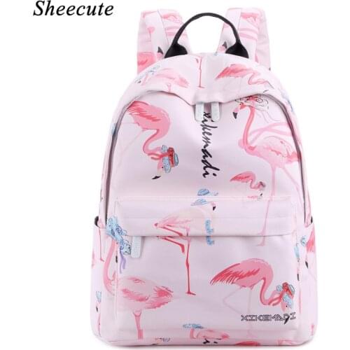 Fashion Print Girls Backpack Laptop Children School Bag 2021 New Student Schoolbag Waterproof Large Capacity Travel Backpacks