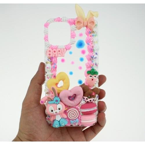 New kawai phone case rabbit for iphone 11 12 pro max 7 8 plus xs xr Samsung s20 s21 ultra note 8 9 huawei p30 40 50 xiaomi cover