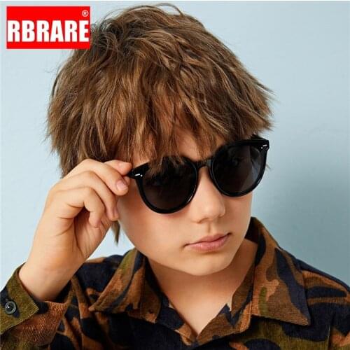 RBRARE Lovely Round Sunglasses Child Cute Wild Gradient Sunglasses Personality Baby Anti-UV Street Beat Glasses For Kid
