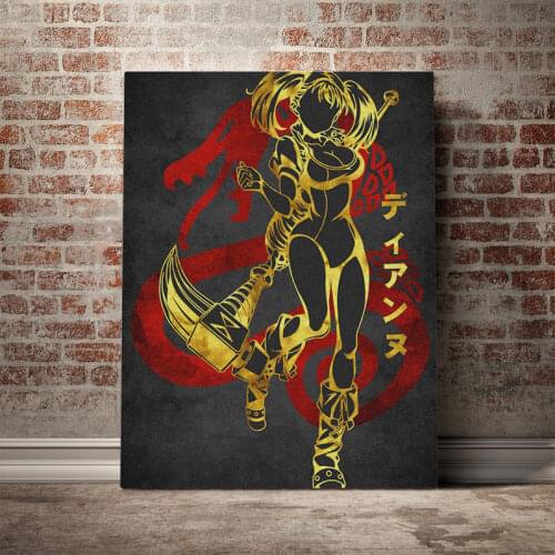 Diane Seven Deadly Sins Poster Canvas Wall Art Decoration prints for living Kid Children room Home bedroom decor painting